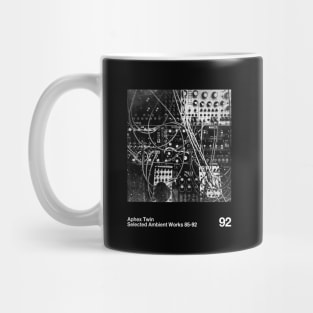 Selected Ambient Works || Vintage Black & White 90s Mug